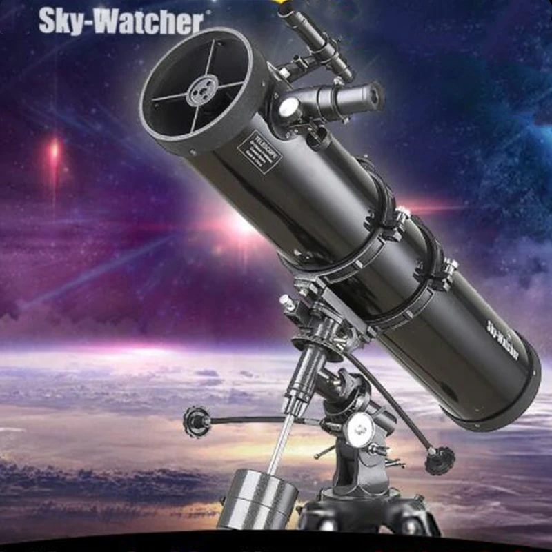 Sky Watcher 130EQ 130/900mm Newtonian Reflection Type & EQ2 German Equatorial Mount Tripod Astronomical Telescope