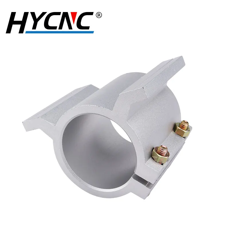 CNC Spindle Clamp 65mm/80mm Spindle Fixed Installation Aluminum Profile Holder Bracket Suitable For 1.5kw 2.2kw Spindle Motor