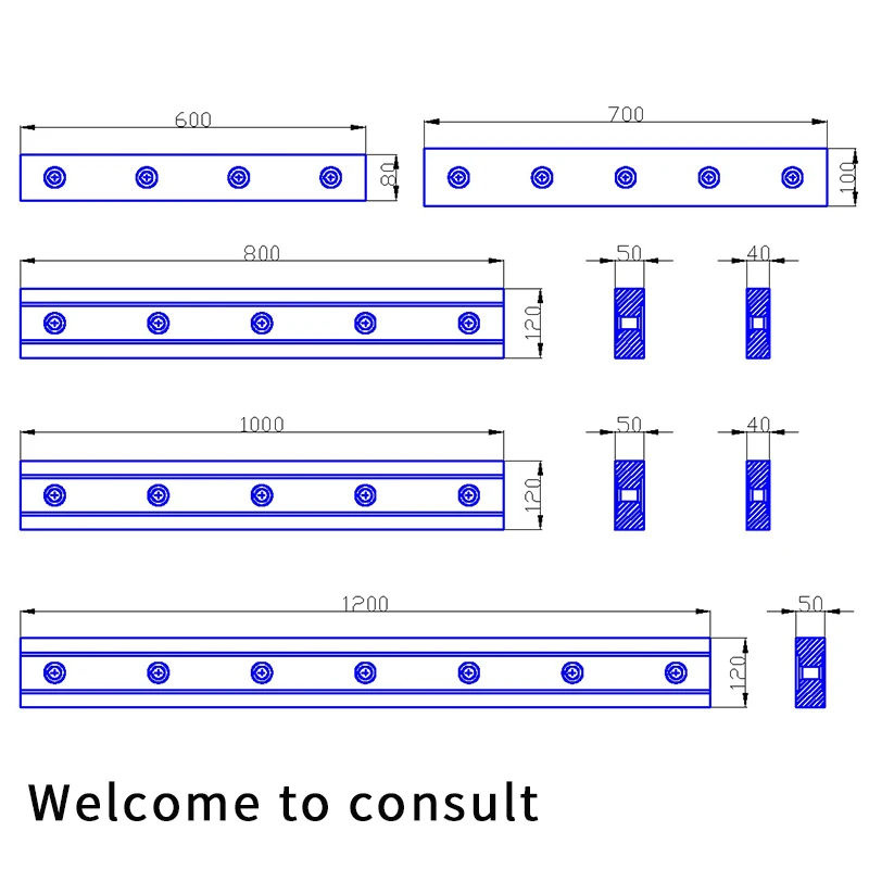 Hot Guillotine Shearing Machine Steel Metal Cutting Blade Cutting Metal Sheets Shearing Machine Blade