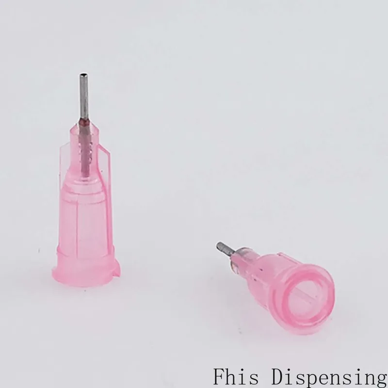 20Gx 1/4 "طول ث/ISO القياسية الفولاذ المقاوم للصدأ بلانت إبرة مع لور قفل البولي بروبلين محور حزمة من 50