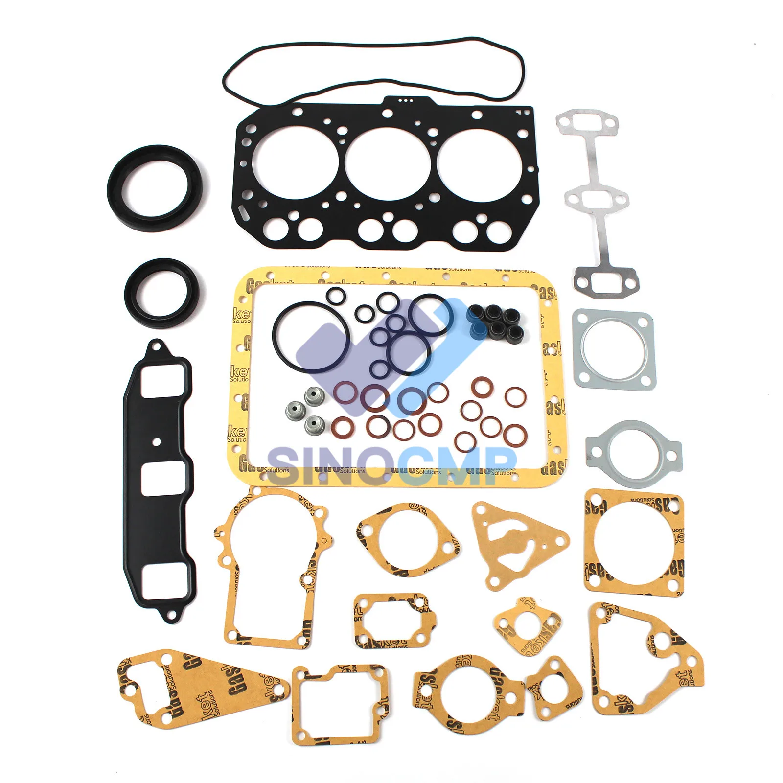 New Full Gasket Kit Fit for 3D74E 3TNE74 Engine Overhaul Gasket