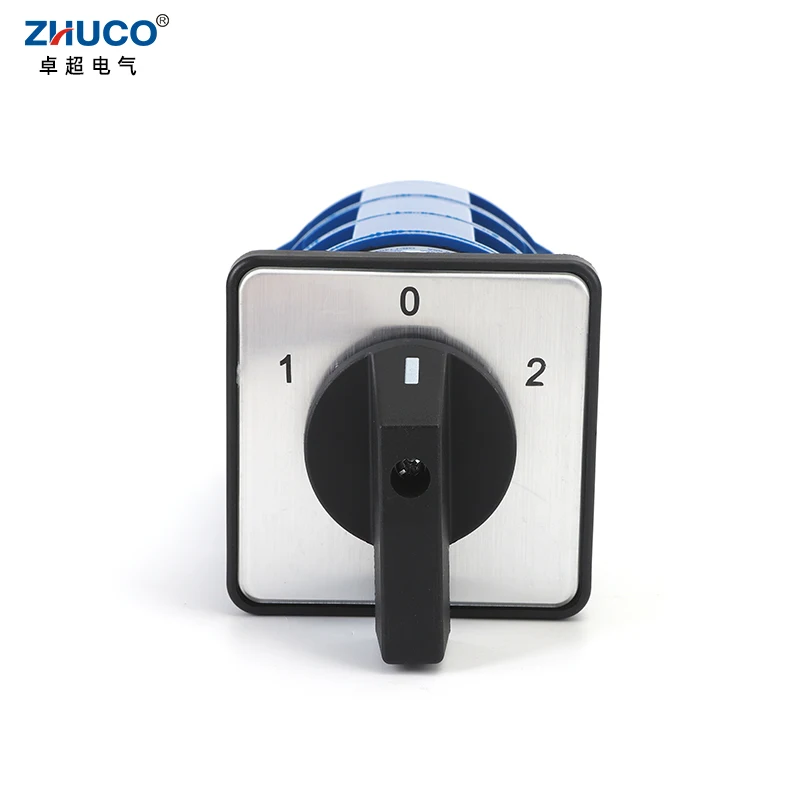 ZHUCO SZW26/LW26-160 160A 240V 3 Position On-Off-On 1 2 3 4 phase Universal Changeover Cam Switch  D101.1 D202.2 D303.3 D404.4