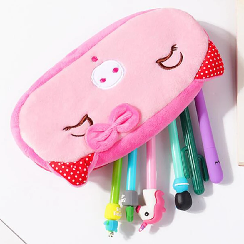 Pencil Cases Watermelon Kawaii Estuches Escolares Grandes School Supplies Japanese Stationery Trousse Scolaire Cute Pencil Bag