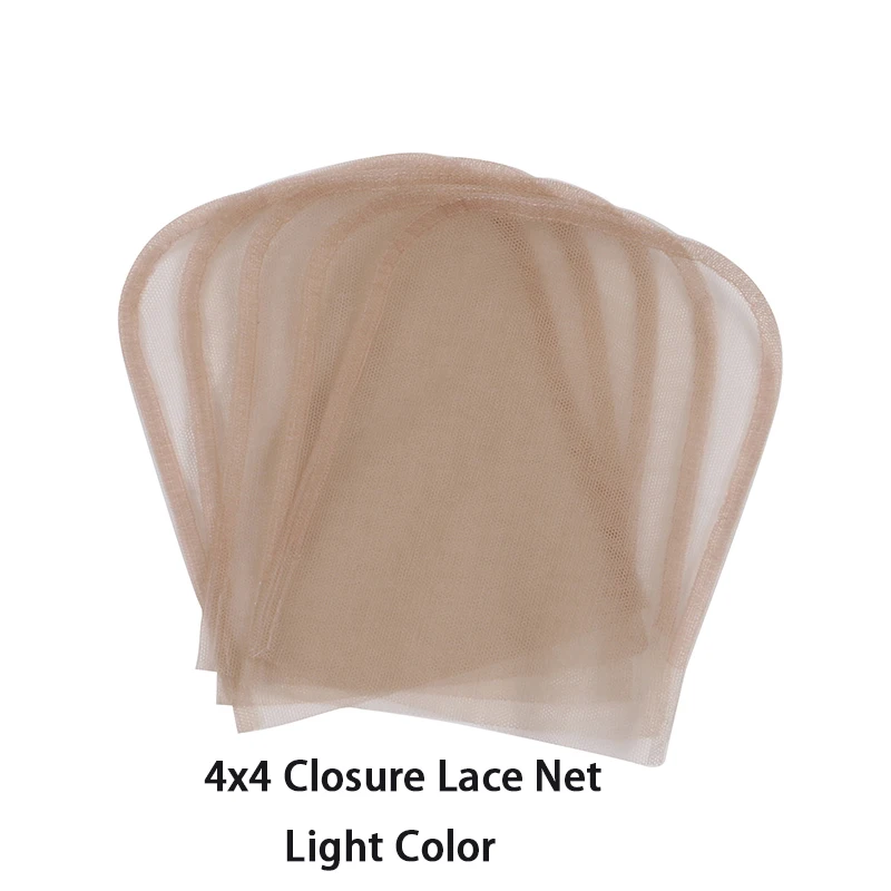 4*4 13*4 360 Wig Lace Net Light Color Closure Frontal Base Hair Net For Making Lace Wigs Wig Accessories