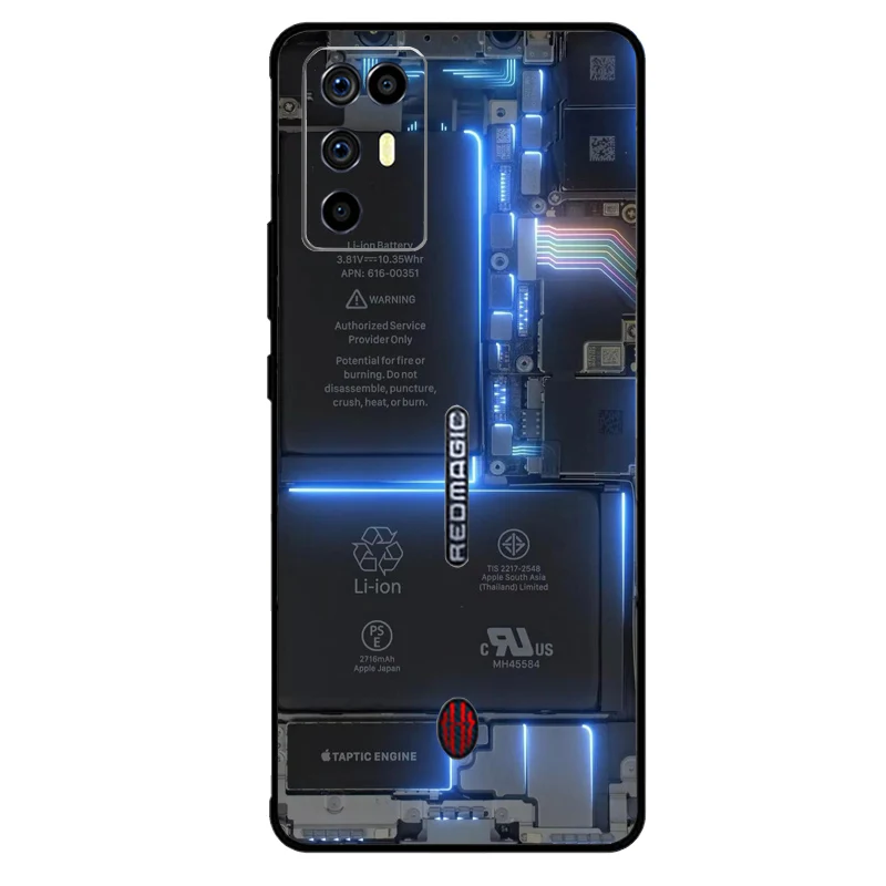 For Nubia Protective Case For RedMagic 6R 6 R Ultra-thin Shockproof Cover For Red Magic 6R Protective Case RedMagic6R Shell
