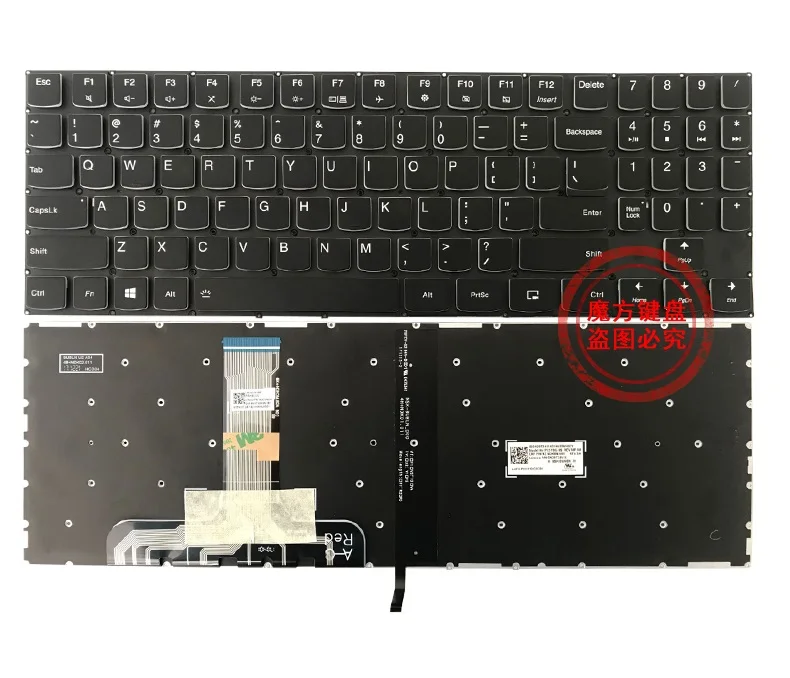 

New US Keyboard Backlit for Lenovo Legion Y530-15 Y540 15IRH Y540-15IRH Y545 15ICH Y9000K Y730 Y740(17'') Y740-17 Backlight