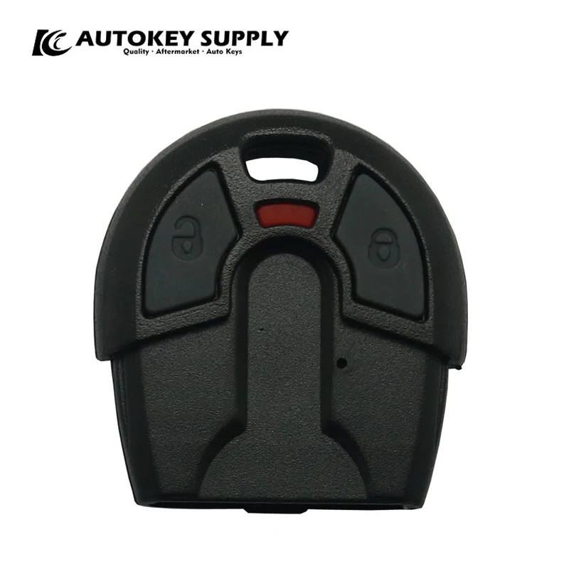 AutokeySupply AKBPS117 / AKBPS118  Brazil Positron Flex (PX52) 2 Buttons shell red with hold For Fiat