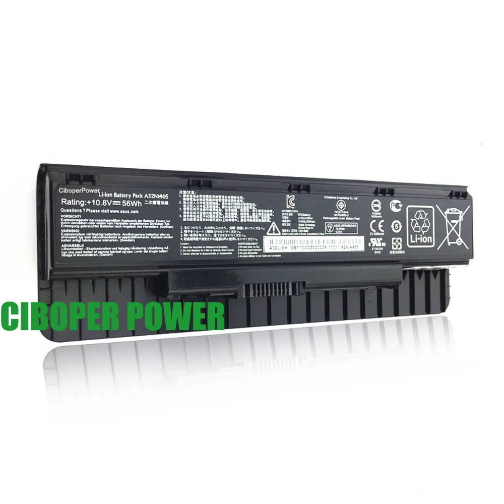 CP Laptop Battery A32N1405 10.8V 56WH for ROG N551 N751 N751JK G551 G771 G771JK GL551 GL551JK GL551JM G551J G551JK G551M G551JW