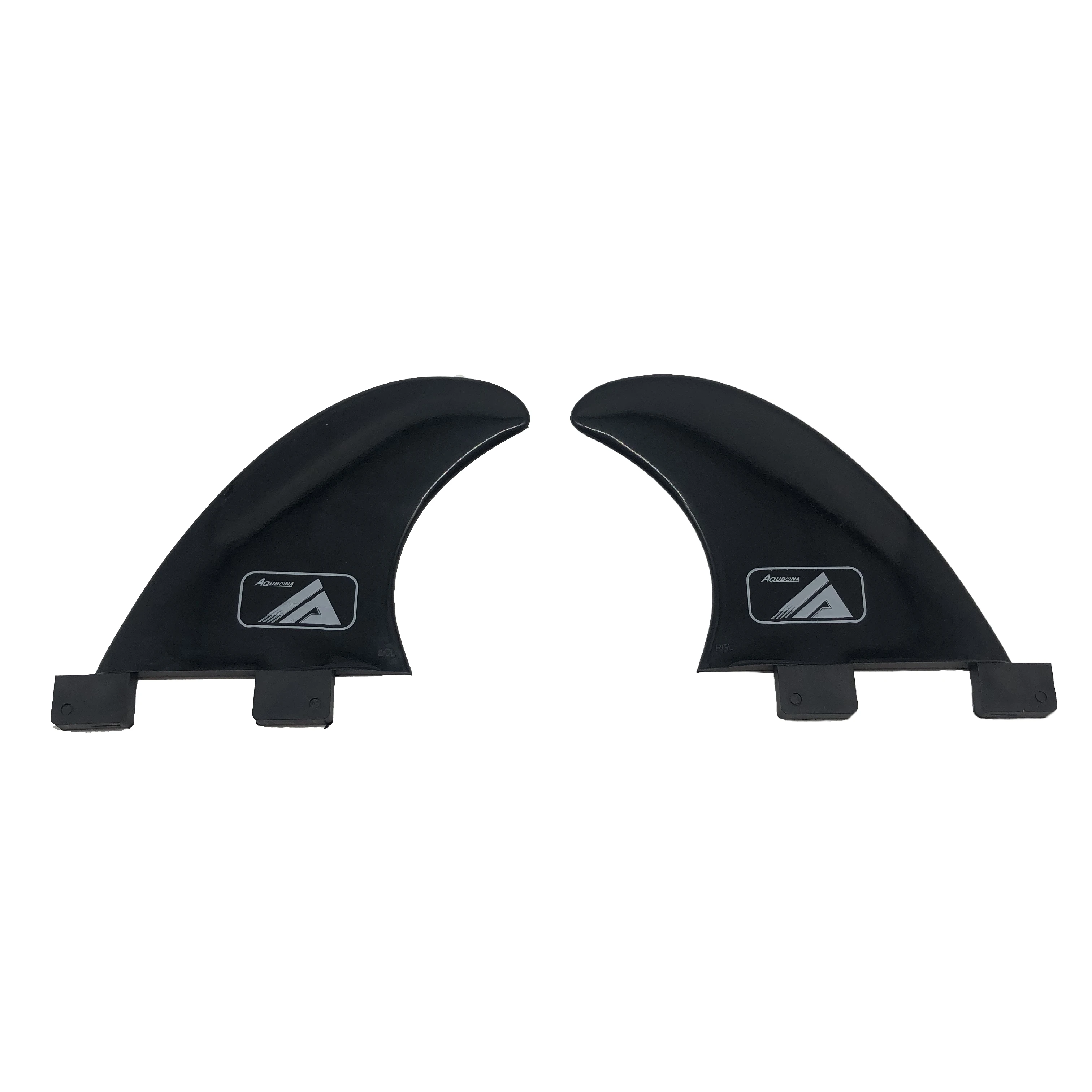 Black Plastic GL Surfboard Fins Twin Surf Fins For Surfing