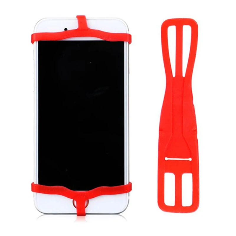 New Universal Cycling Bicycle Bike Silicone Elastic Mobile Phone Holder Mount For Mobile Phone Z07 Dropshipping free shipping
