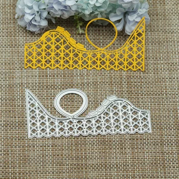 Roller Coaster Parque De Diversões Padrão Metal Cutting Dies Scrapbooking DIY Cartão De Memória Foto Álbum Clip Art Decoração Embossing