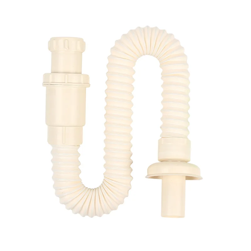 

Plumbing Hose 80cm Kitchen plastic Flexible Retractable WashBasin Water Drain Pipe