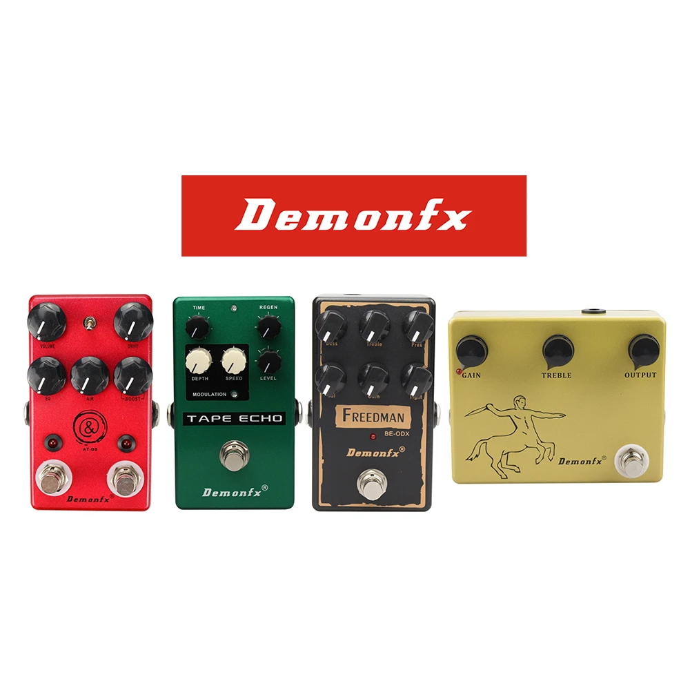 

Demonfx Guitar Effect Pedal Overdrive Distortion Delay CHorus Pedal K-C AT-DS BE-ODX TAP ECHO