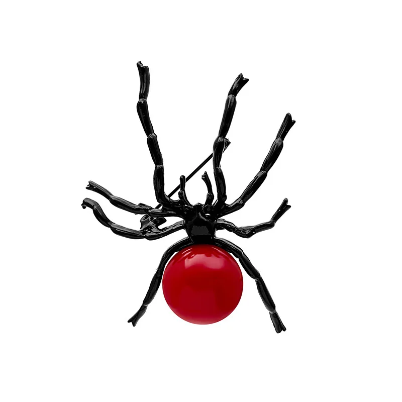 Retro Kreative Insekt Spinne Brosche Mode Legierung Kleidung Kragen Broschen Urlaub Zubehör