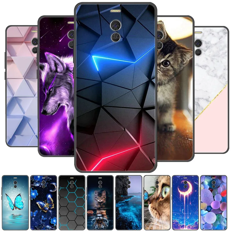 For Meizu M6 Note Case Silicone Soft TPU Back Cover Case For Meizu M5 Note M6Note Case M2 M 6 Note 2 Cartoon Bumper Coque Funda