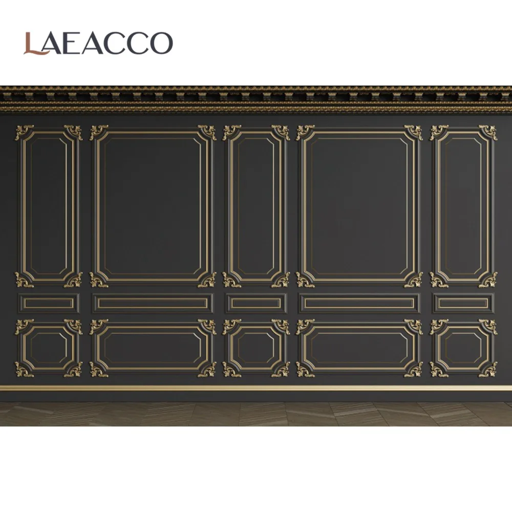 Laeacco Vintage Old Living Room Chic Wall Fireplace Lamp Floor Party Interior Photographic Background Photo Backdrop Photostudio