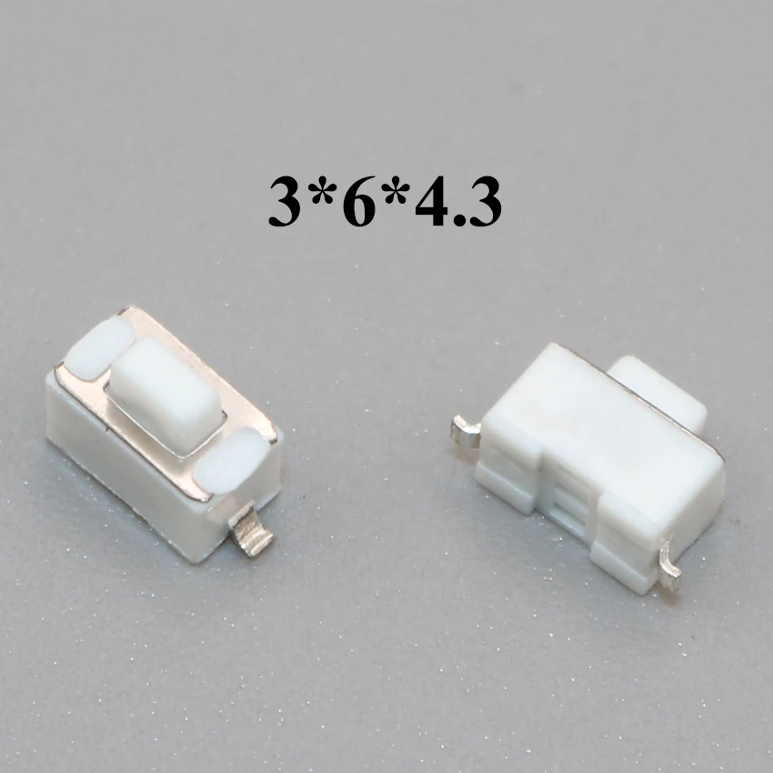 10PCS SMD 2 4 Pin 3x4mm 3x6mm 4x4mm Tactile Tact Push Button Micro Switch  3*4*2.5 3*6*4.3 3*6*2.5 3*6*3.5 4*4*0.8 4*4*3.0 MM - Image 2