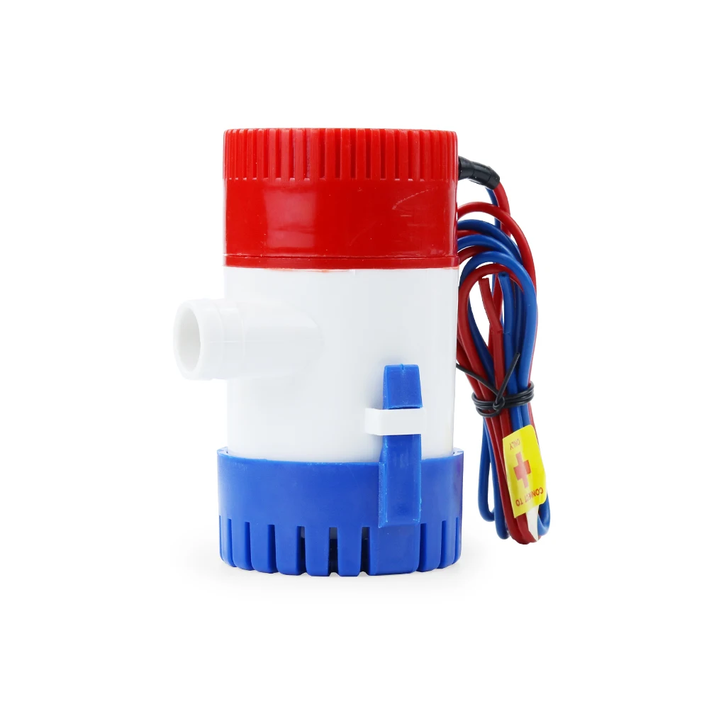 12V DC Mini Electric Submersible Boat Marine Bilge Pump 500/750/1100 GPH With Float Switch Sensor For Seaplane Motor Houseboat