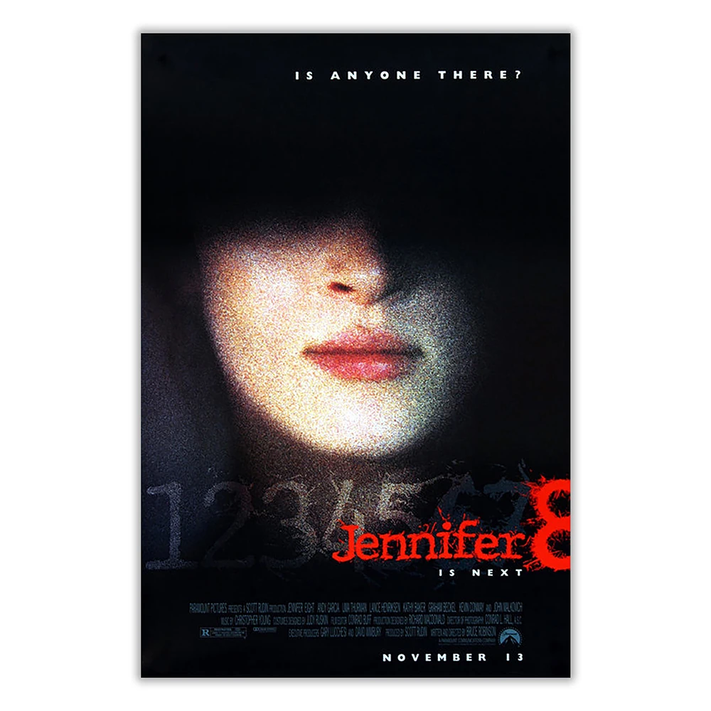 V2677 Jennifer 8 Vintage Classic Movie Wall Silk Cloth HD Poster Art Home Decoration Gift