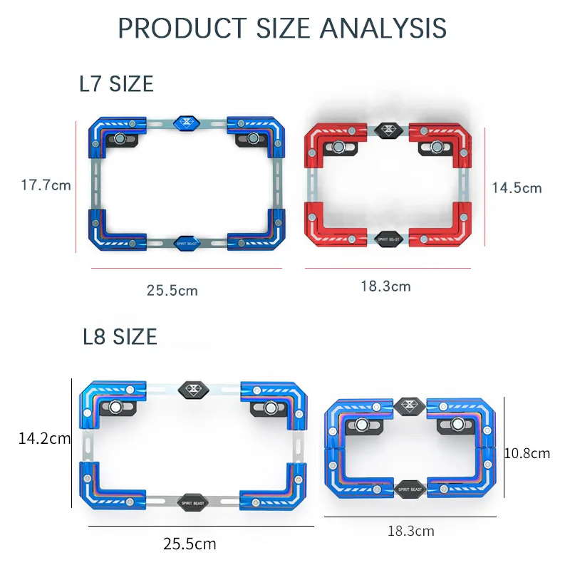 license plate holder adjustable angle aluminum motorcycle universal pit bike FOR  maxsym tl 500 pulsar 180 ducati panigale