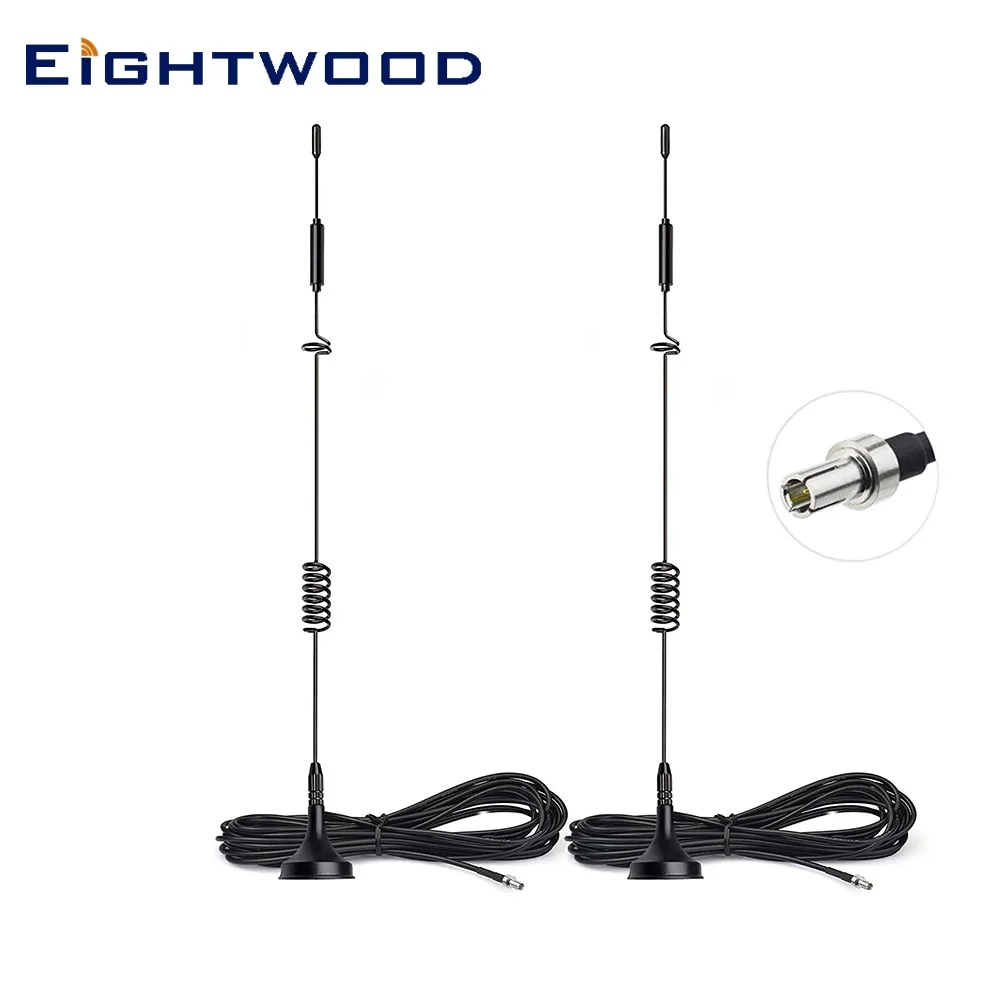 

Eightwood 4G LTE TS9 Plug 8dBi Magnetic Base MIMO Antenna Aerial for Netgear LB1120 LB1121 LB2120 AT&T Nighthawk M1 MR1100 2pcs