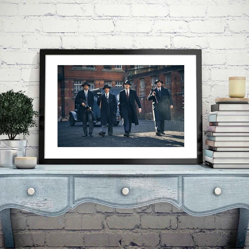 Peaky Blinders Shelby Fan Artwork Wall Art Canvas Painting TV Show Posters and Prints Wall Pictures Home Wall Decoration