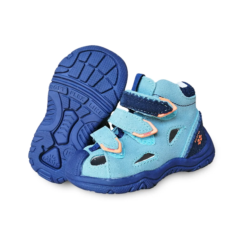 NEW 1pair Kids back hard Orthopedic Shoes Children arch support Genuine Leather shoes, Girl/Boy Baby Child Sandals