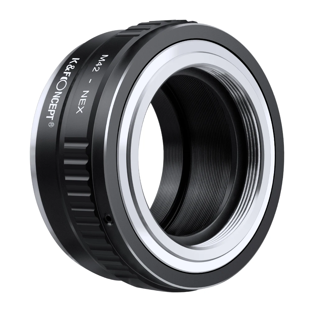 K&F CONCEPT M42-NEX for M42 Lens to NEX Pro E Mount Adapter Ring For M42 Screw Mount Lens to for Sony NEX E Mount Camera