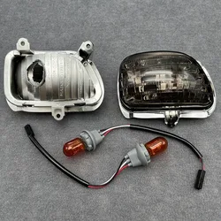 Smoke Motorcycle Front Side Turn Signal Indicator Lights for Honda Goldwing GL1800 F6B 2001-2017 GL 1800