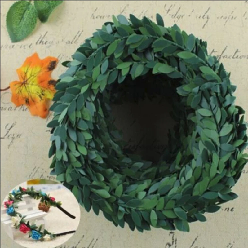 

For DIY Wedding Decoration Wreath Rattan Green Leaf Artificial 7.5m Artificial Wreath Rattan Hot Sale Hot Sale High Quality