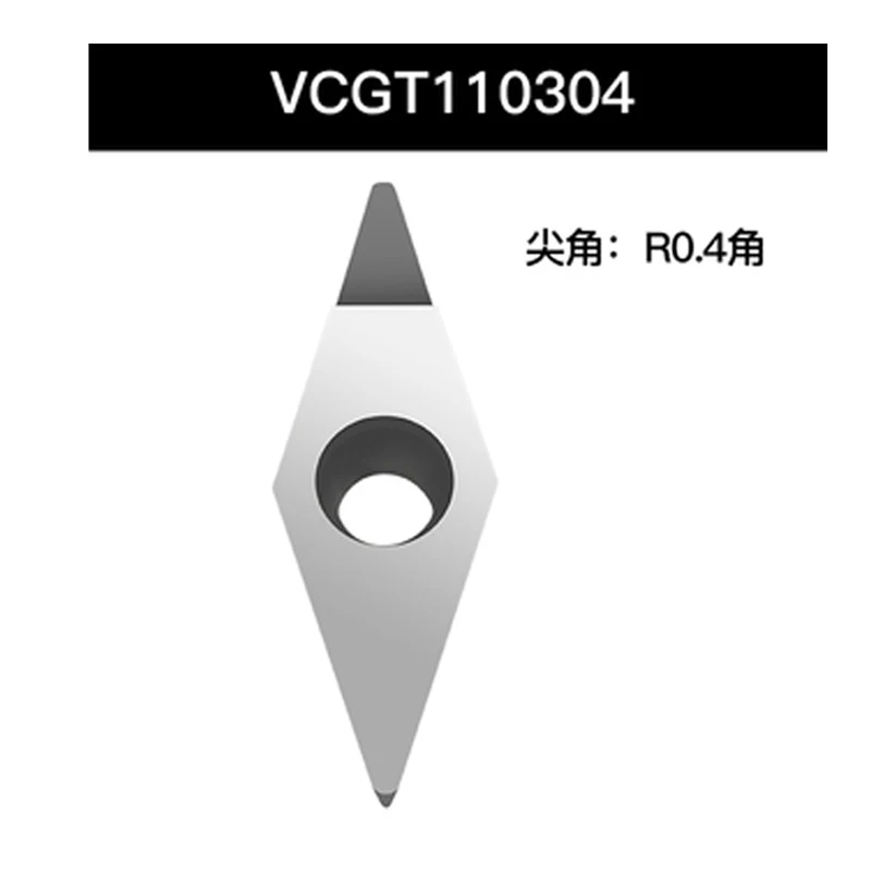 1pc VBGT VCGT PCD Diamond insert VBGT110302 VBGT110304 VBGT110308 VBGT160402 VBGT160404 VCGT110302 VCMT160402 turning tool