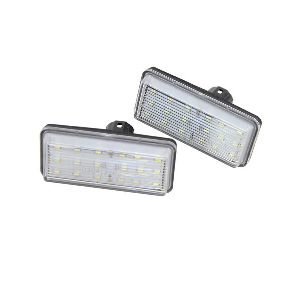 LED License Plate Light Number Plate Lamp For Toyota Land Cruiser Prado J120 J100 J200 Reiz Mark X For Lexus LX470 GX470 LX570