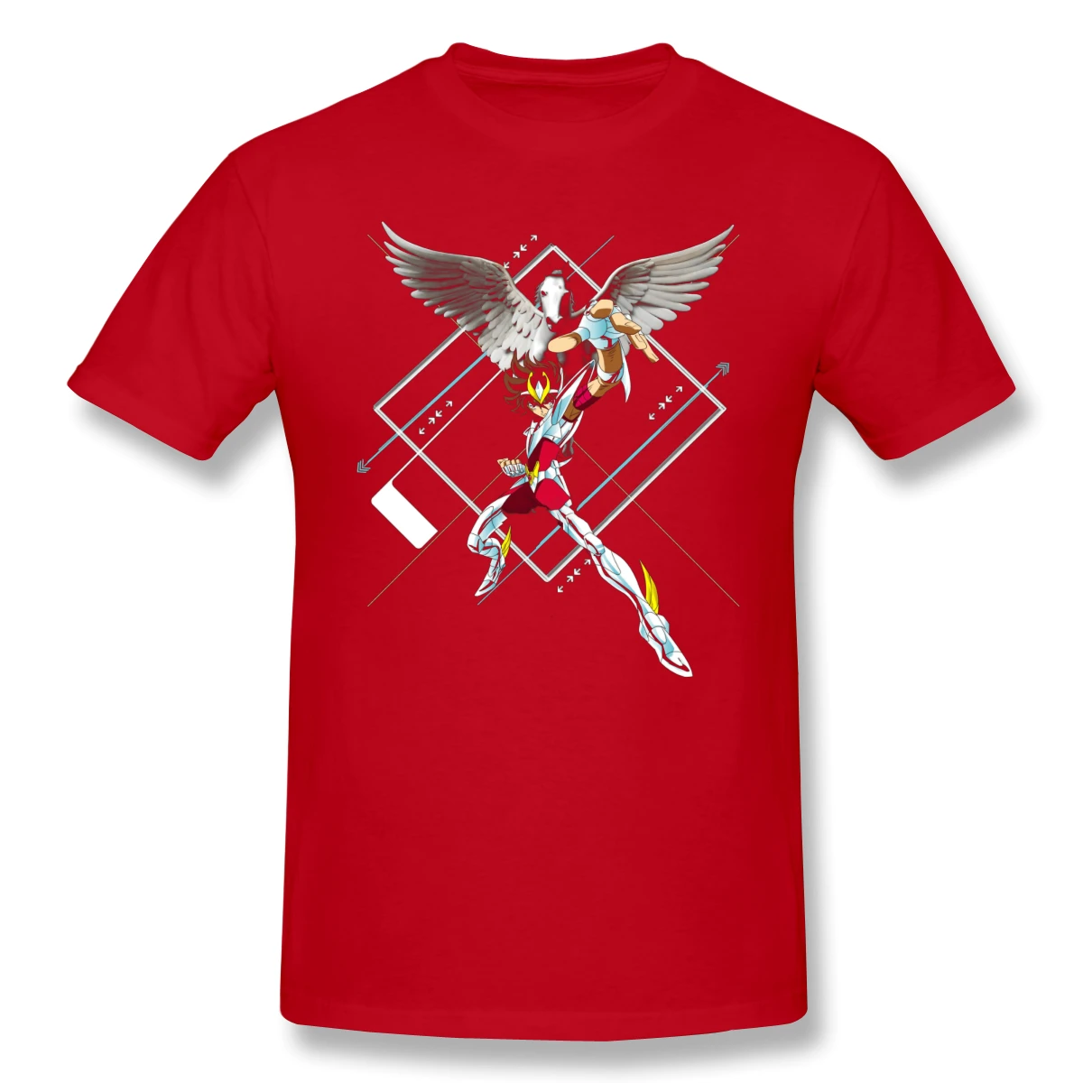 Man Knight Of Zodiacs (3) Caballeros Del Zodiaco,Hyoga,Gold Saint,Cavaleiros Do Zodiaco home Creative T-shirts