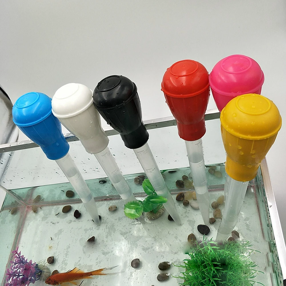 28/43CM 30/50ML Pipette Fish Tank Siphon Pump Water Changer Aquarium Pipette BBQ Tool Supply Tube Aquarium Clean Tool