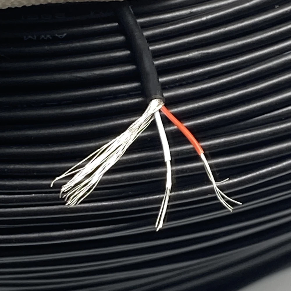 Витой экранированный кабель 10 м UL 32AWG, 2 ядра, антиокислительная луженая медь, 2P, USB, изоляционная оболочка из ПВХ, провод для передачи данных