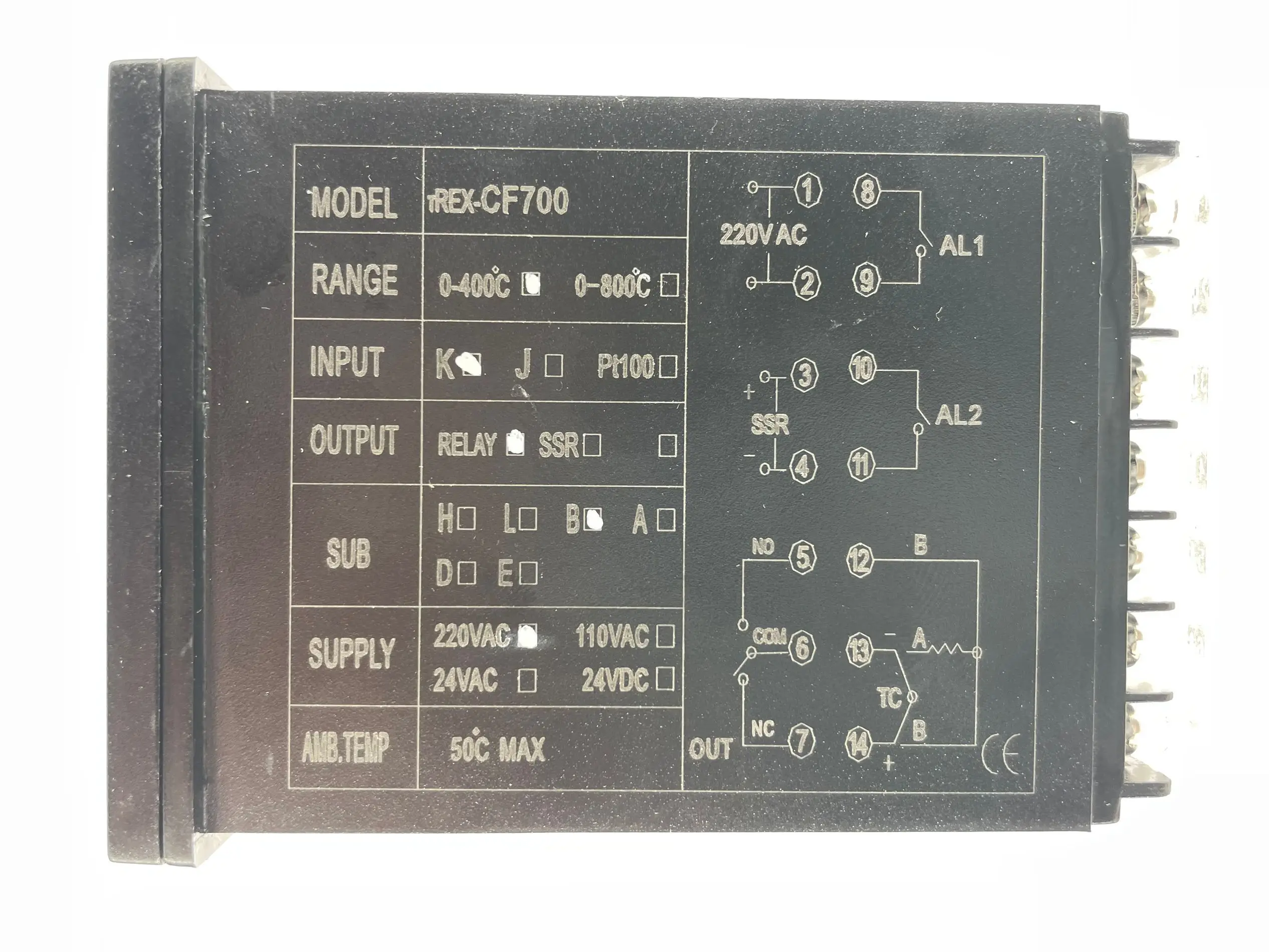 SHINDEN high precision temperature controller TREX-CF700 100 400 900 accurate and stable smart meter