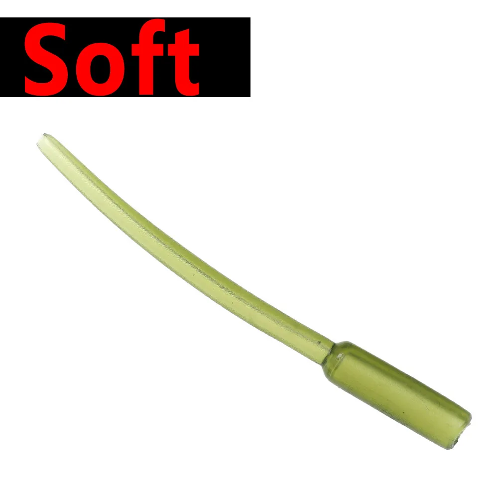 JIGEECARP 12PCS Carp Fishing Inline Weight Insert Cone Tube Soft & Hard Inline Rubber Sleeve Terminal Fish Accessories