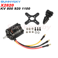 1PC Original SUNNYSKY X2820 KV800 KV920 KV1100 External Rotor Brushless Motor for RC Airplane Fixed-wing Aircraft Drone