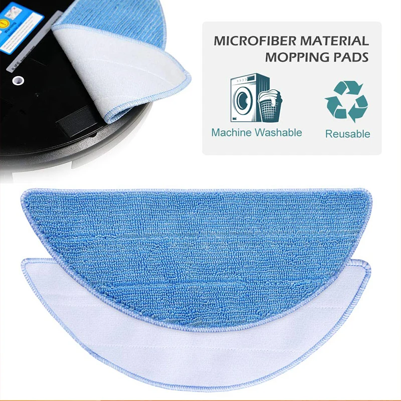 For ilife V5 V5s V3 V3s V5pro V50 V55 X5 For Robot vacuum cleaner Parts Primary dust Filter side brush Hepa Filter Mop cloth