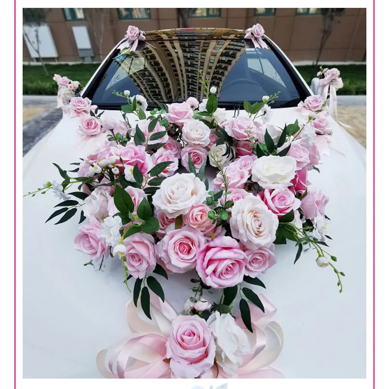 Modern Wedding Decoration Artificial Flowers Rose Artificial Decoration Wedding Flowers Wedding Car Decoration Artificial Roses