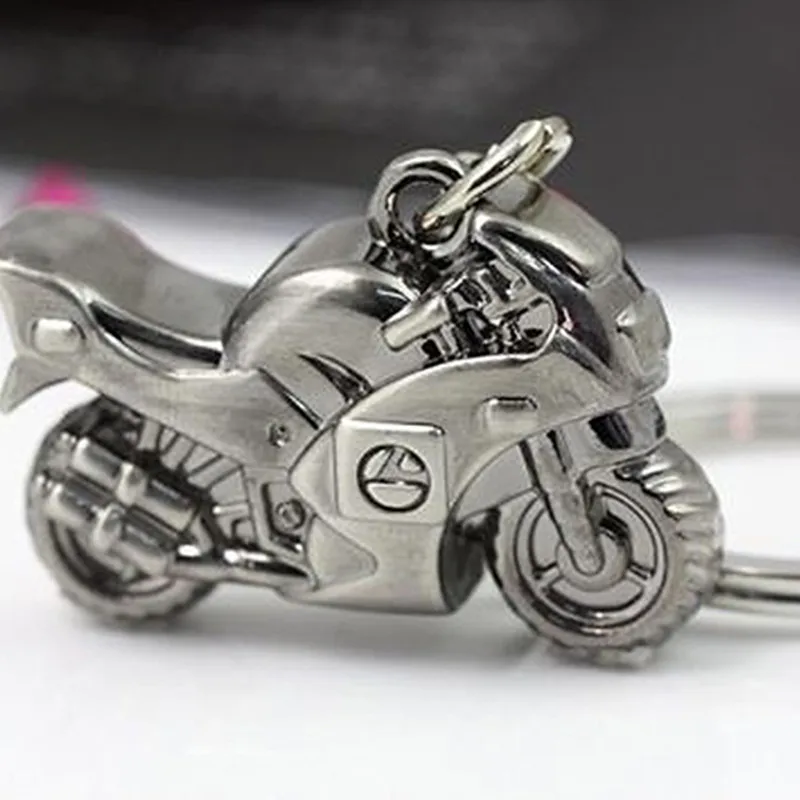 BLUELANS New Metal Motorcycle Key Ring Keychain Ring Cute Creative Gift Sports Keyring Gift Store key chain Car Bag Key Rin