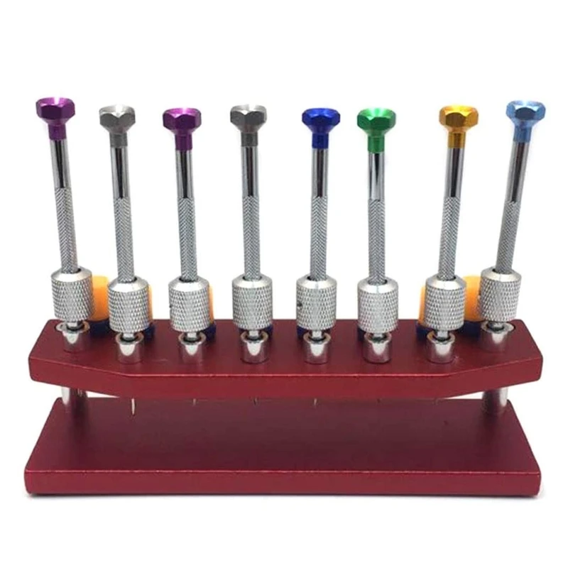 Watch Screwdrivers with Metal Stand Tool Watch Repair Watch Screwdriver Set Watchmakers Screwdrivers Set