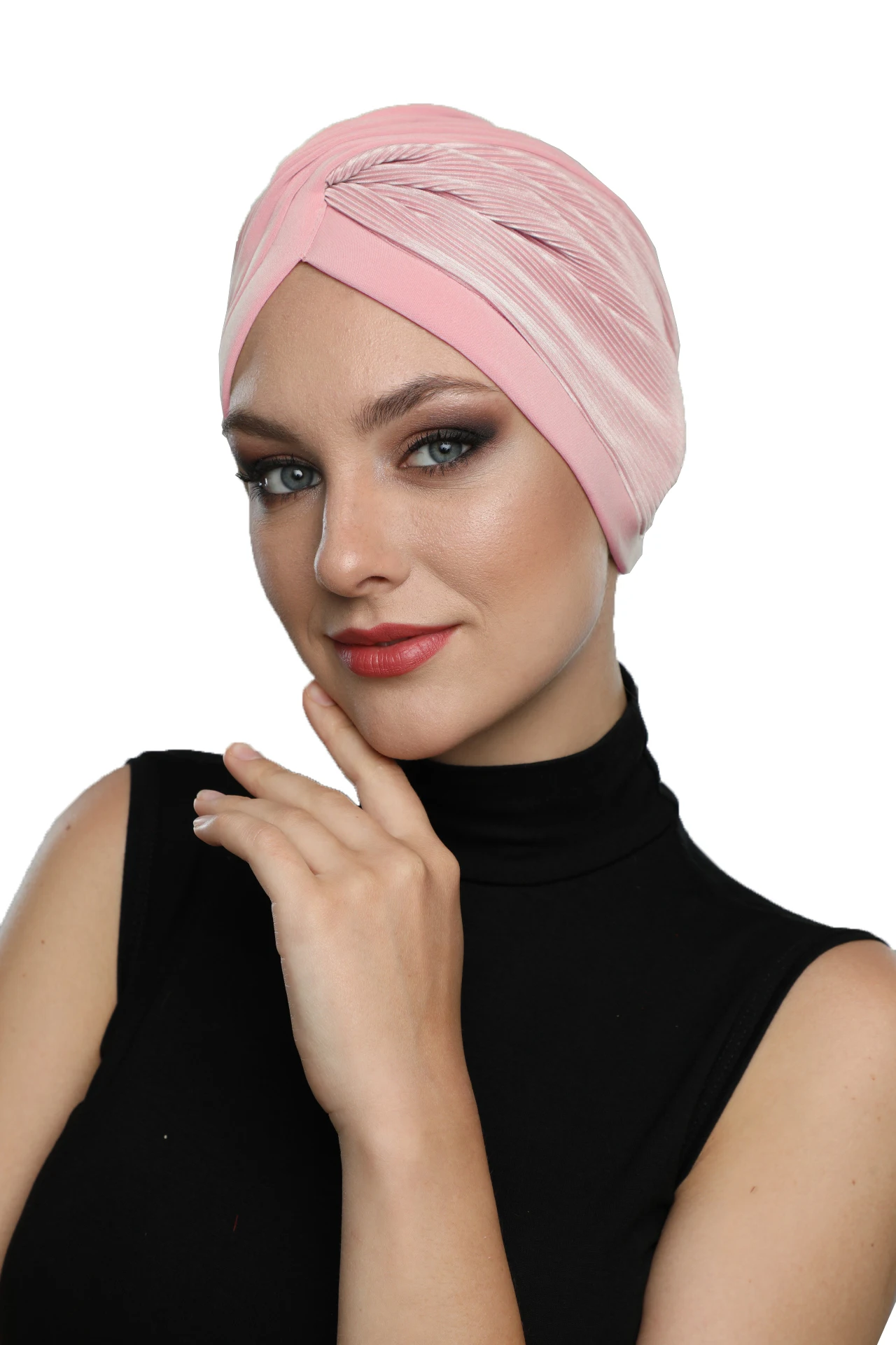 2022 Nieuwe Mode Cross Plooi Klaar Gemaakt Tulband Hijab Motorkap Sjaal Kanker Cap Speciale Vrouwen Product Baret Bandana Sjaal Moslim chemo Alle