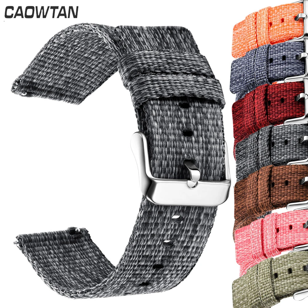 Nylon Watch Band For Samsung Galaxy watch 46mm 42mm Gear S3 42 46 active Watch sport S2 Frontier Classic Wrist 20mm Sport Woven