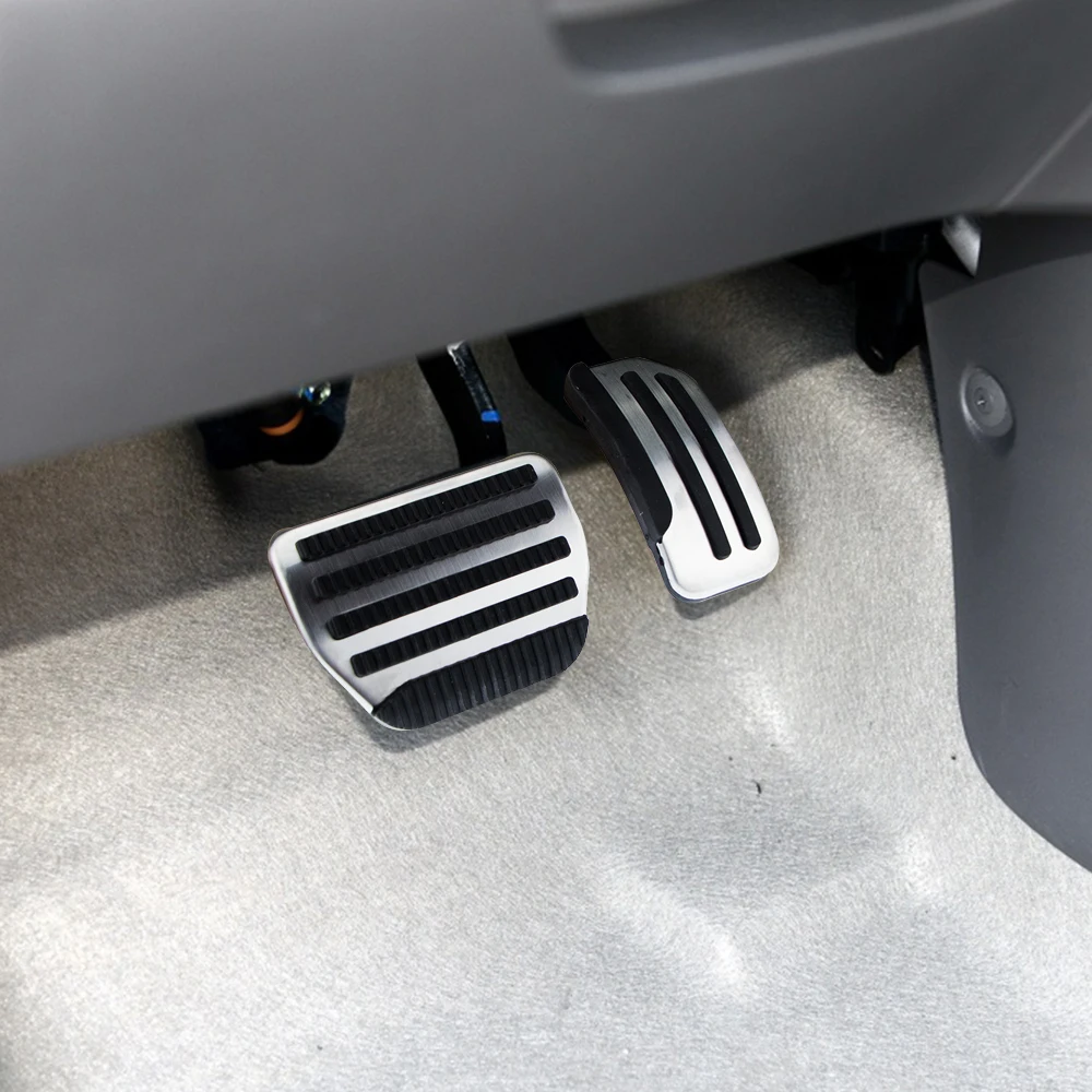 X AUTOHAUX Copertura Antiscivolo per Pedale di Frizione e Freno, Adatta per Suzuki SX4 - 2 Pezzi Nero