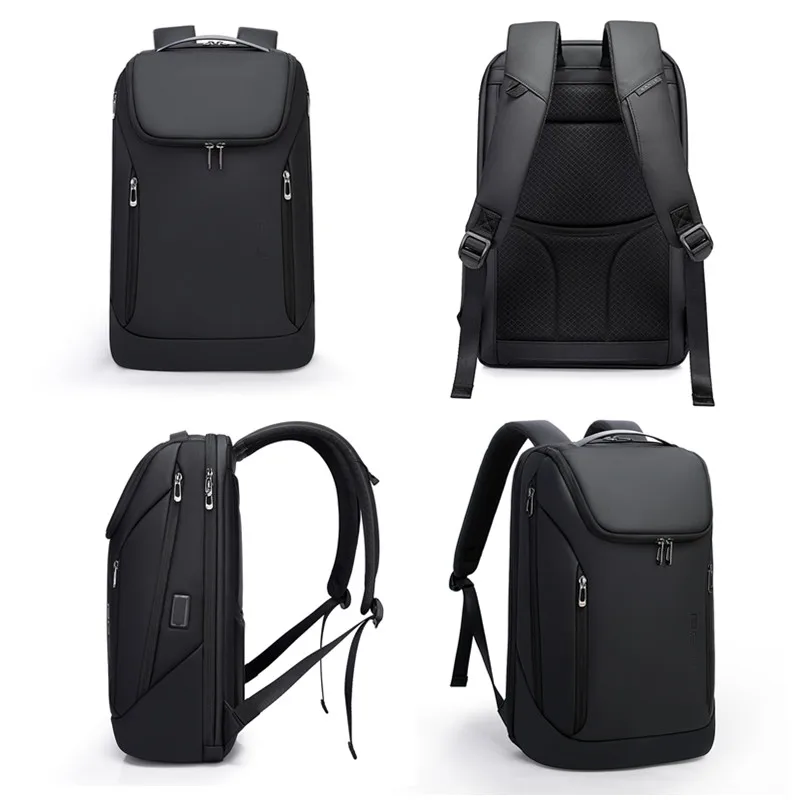 Imagem -03 - Bange-mochila Multi-uso Impermeável para Laptop para Homem e Mulheres Carregamento Usb Maleta à Prova de Choque Bolsa de Ombro 15.6