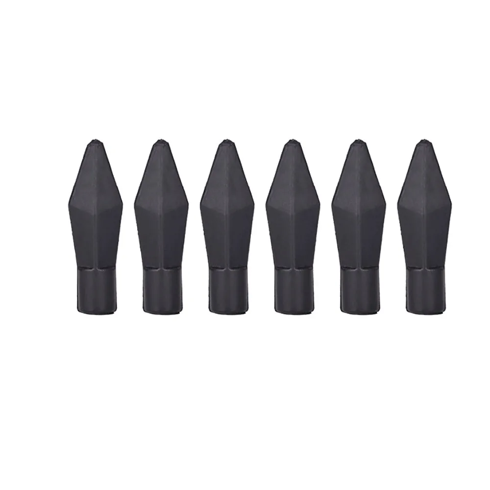 

12/24pcs Archery Target Broadhead Rubber Arrowhead Practice Shooting Tips Field Point ID 8/7 mm Arrow Shaft for Archery Shooting