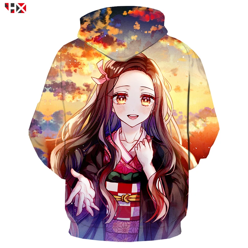 Demon Slayer Kimetsu No Yaiba Hoodies Men Women Sweatshirt 3D Print Nezuko Sportswear Harajuku Hoodie Casual Streetwear Tops