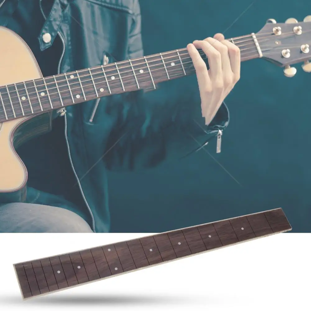 Guitar Neck Parts DIY Fretboard Guitar Neck Comfortable Smooth  Delicate Rosewood Neck Guitar Fingerboard Tool