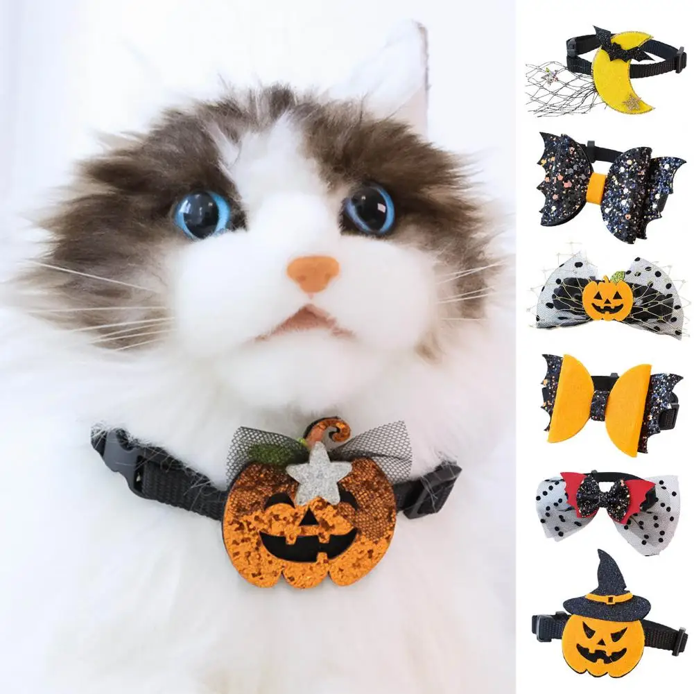 Anti-choke Adjustable Kitten Dogs Festival Decorative Collar for Taking Photo